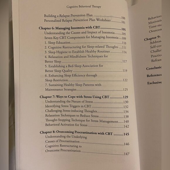 BRAND NEW!! Cognitive Behavioral Therapy Book - Beginners at home workbook - Picture 3 of 5